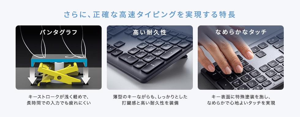 正確な高速タイピングを実現する