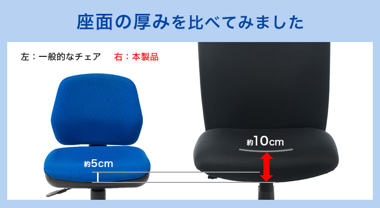 SNC-T151BK【高耐荷重オフィスチェア（ブラック）】体の大きな人も安心して使える高耐荷重オフィスチェア。ブラック。｜サンワサプライ株式会社