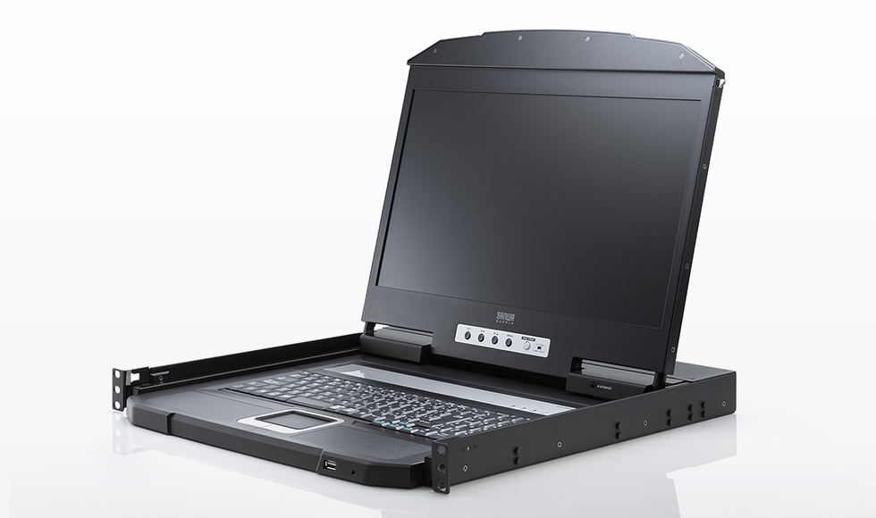 液晶モニター＋タッチパッド付きフルキーボードを一体化