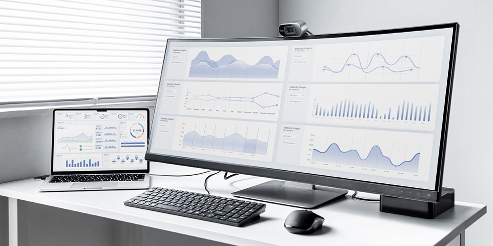ウルトラワイドモニターに対応