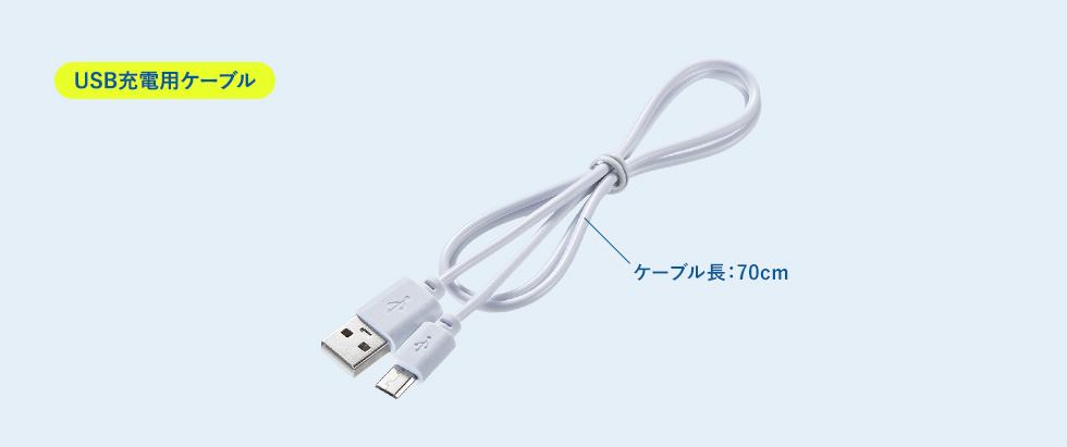 USBケーブル　ケーブル長: 70cm