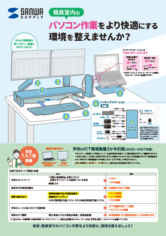 パソコン作業をより快適にする環境を整えませんか？