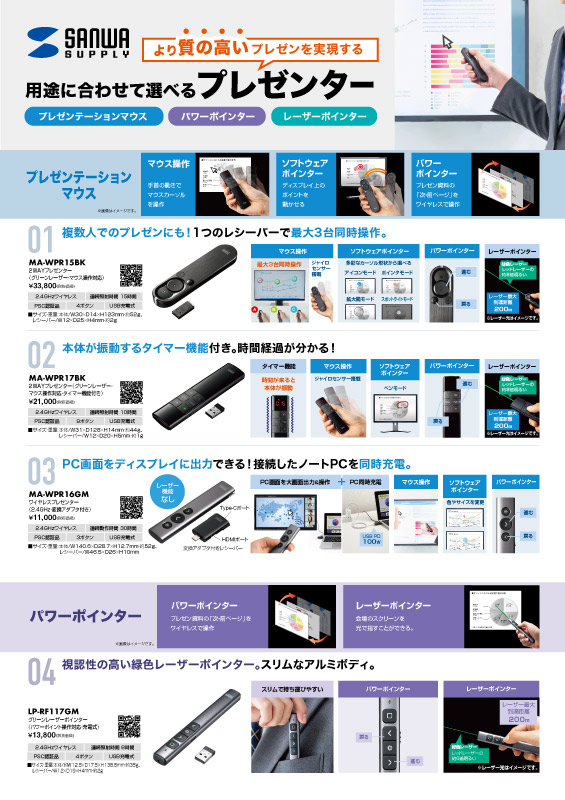 プレゼンターチラシ