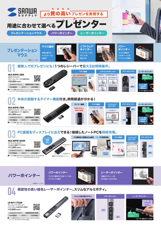 プレゼンターチラシ